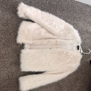 Vici Soft Cream Faux Fur Jacket